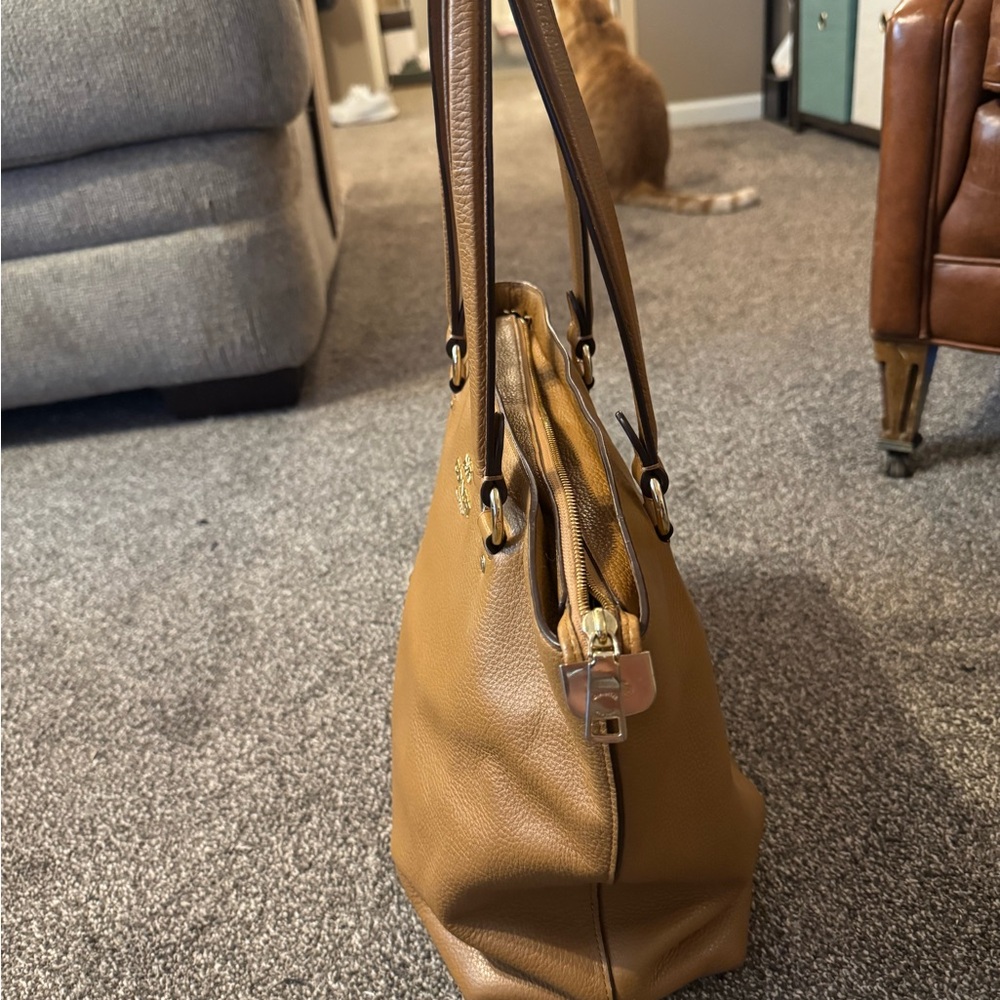 Coach Brown Leather Bay Tote Bag - Picture 2 of 12